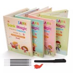 Set of 4 books for children, pen with 5 reserves included, model S4C03
